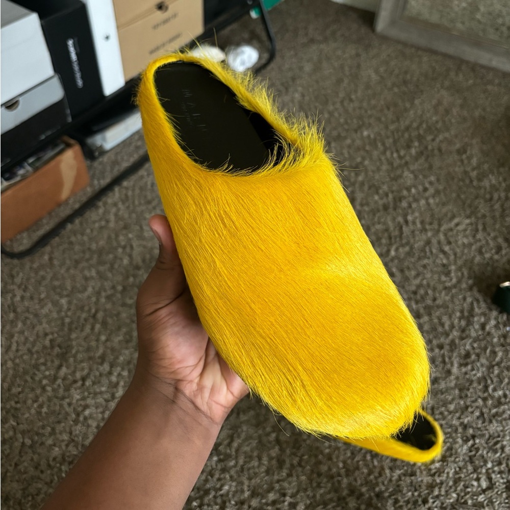 Yellow Marni Slides